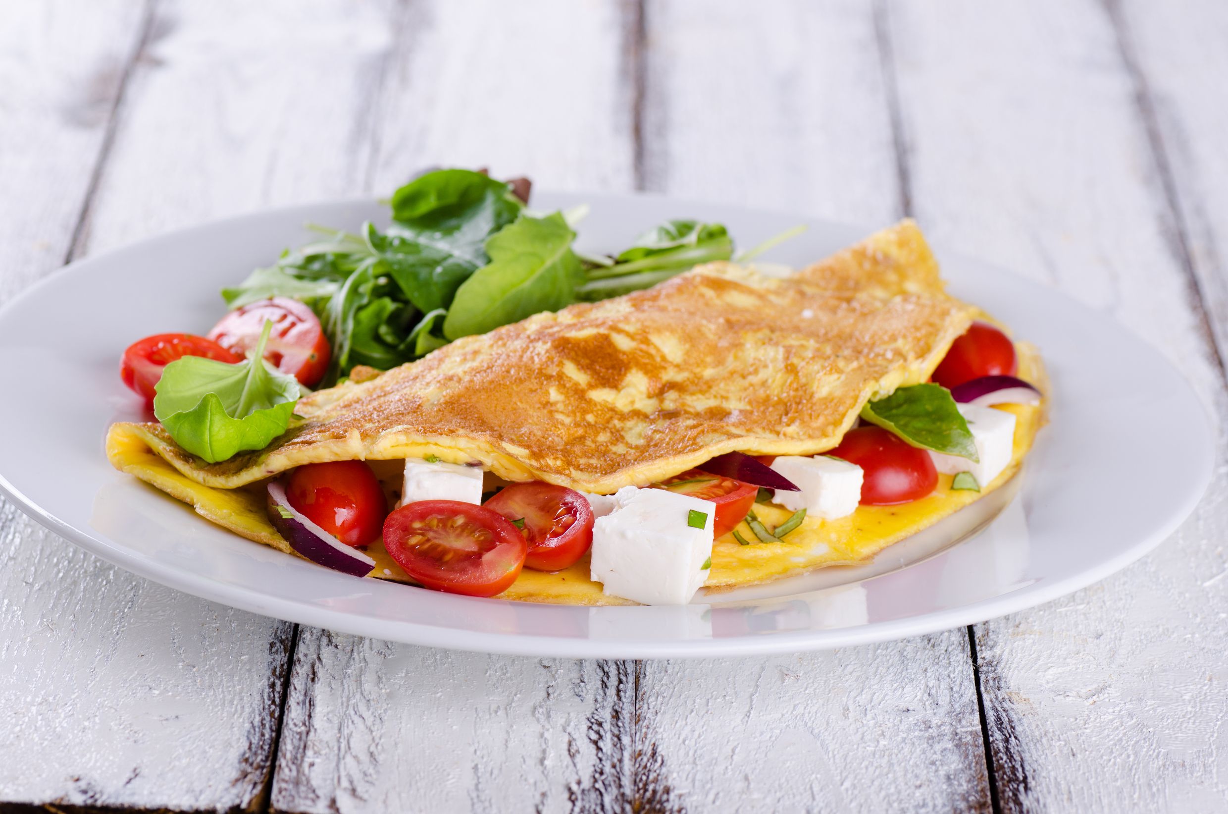 Power recipe Vegetable Feta Omelette bodystreet